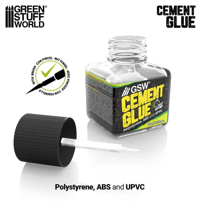 Cement glue for plastics 40ml - Green Stuff World