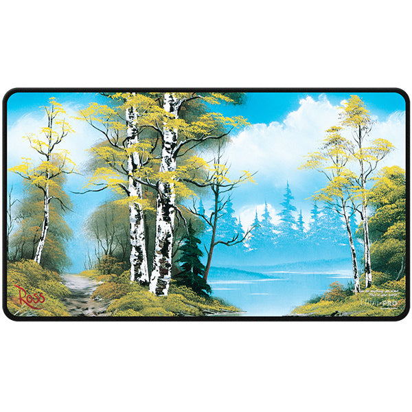 Ultra Pro - Bob Ross Lakeside Path - Black Stitched Playmat