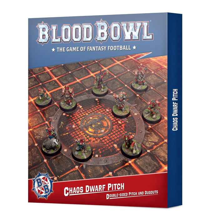 Blood Bowl: Chaos Dwarf Pitch and Dugouts