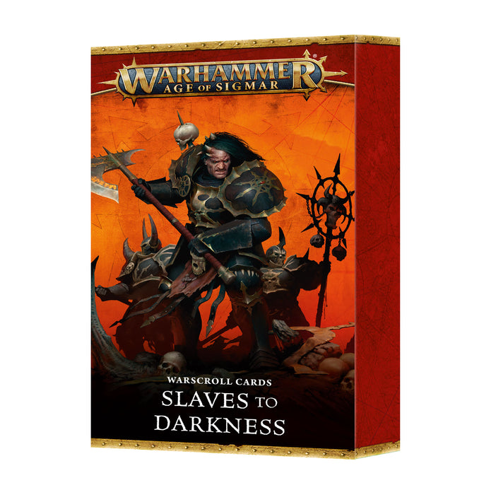 WARSCROLL CARD: SLAVES TO DARKNESS (ENG)