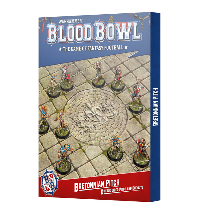 Blood Bowl - Bretonnian - Team Pitch and Dugouts