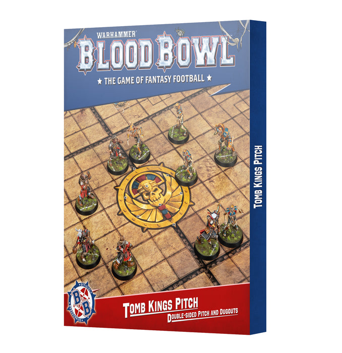 Blood Bowl - Tomb Kings - Team Pitch and Dugouts