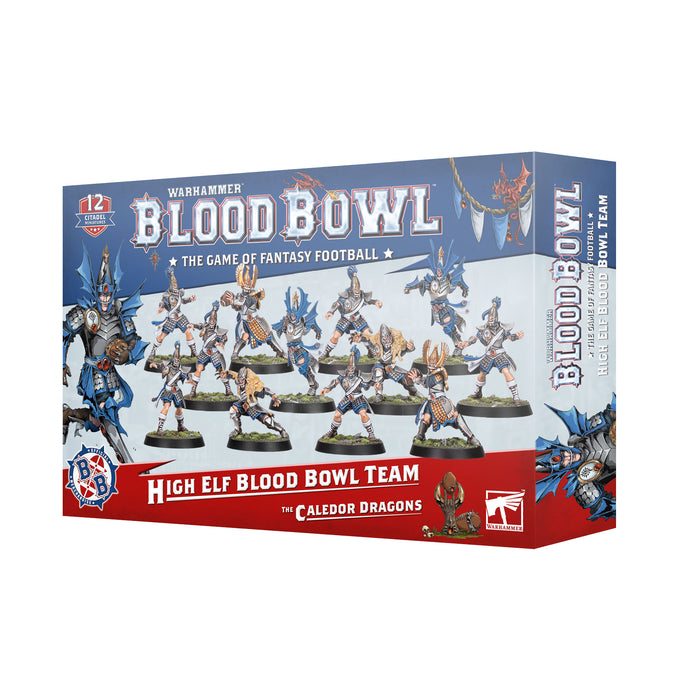 Blood Bowl - High Elf Team -  The Caledor Dragons
