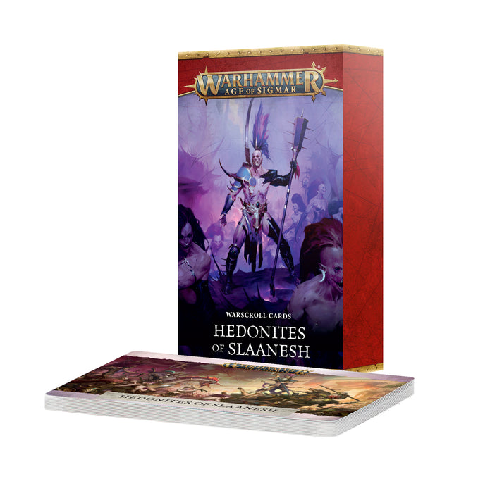 Age of Sigmar – Hedonites of Slaanesh - Warscroll Cards