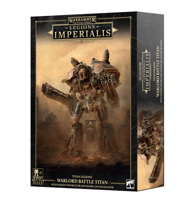Legion Imperialis - Warlord Titan with Volkite Destructor & Macro-gatling Blaster