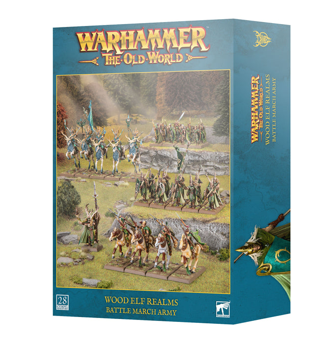 Warhammer The Old World – Wood Elf Realms - Battle March Army boxes
