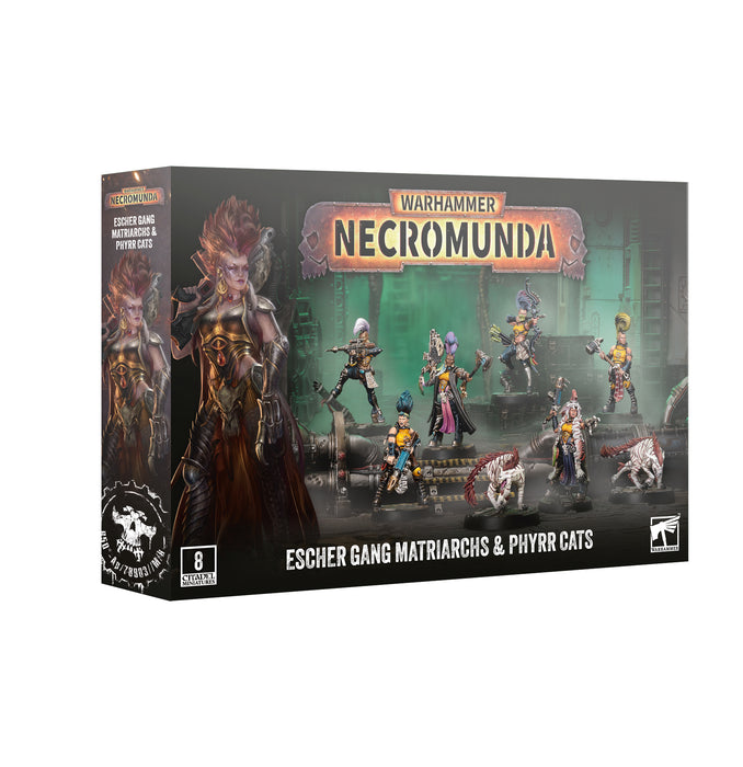 Necromunda – House Escher -  Matriarch & Phyrr Cat