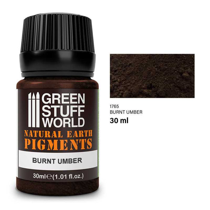 Umber Piments Green Stuff World - Natural Earth Pigments - Burnt Umber — Cryptic Cabin