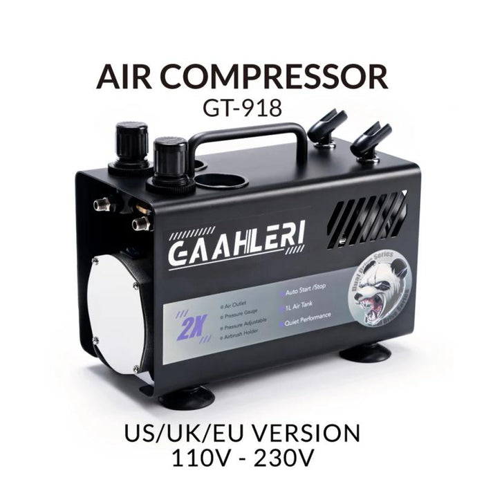 Gaahleri - Dual Drive Series Airbrush Kit Compressor GT-918