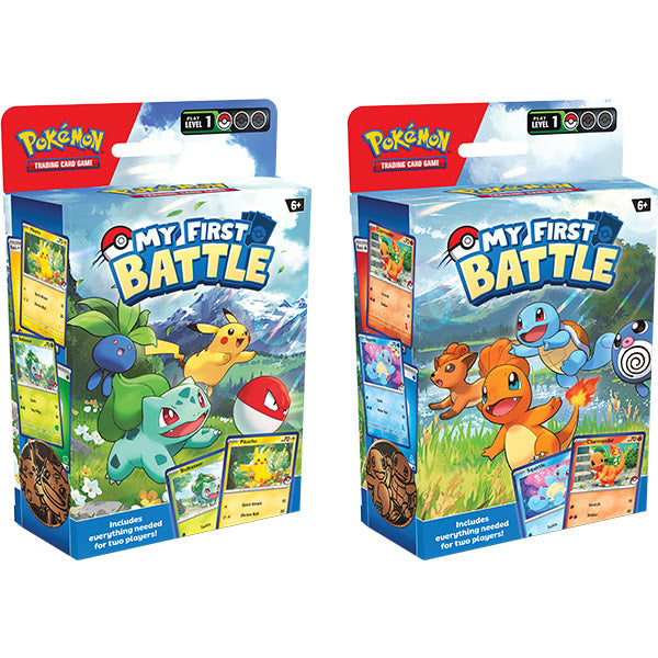 Pokémon TCG: My First Battle - Bulbasaur vs Pikachu / Charmander vs Squirtle - Release Date: 29/09/2023