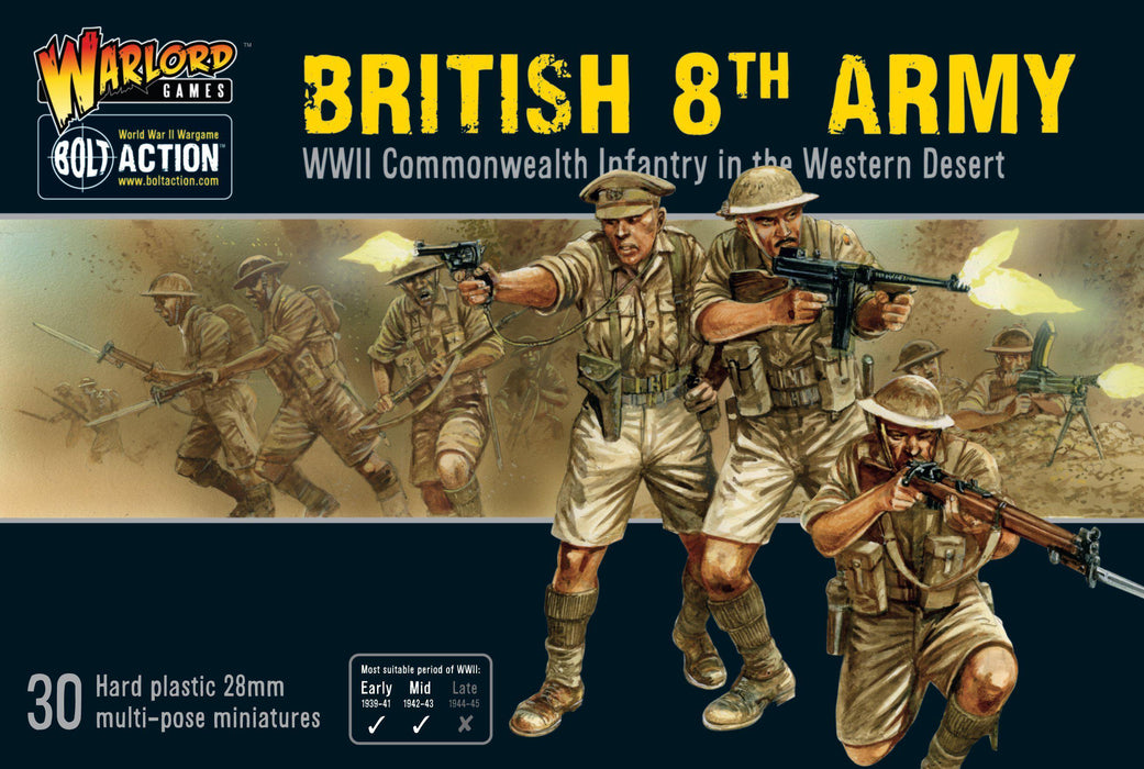 Bolt Action - British Army - 8th Army Infantry