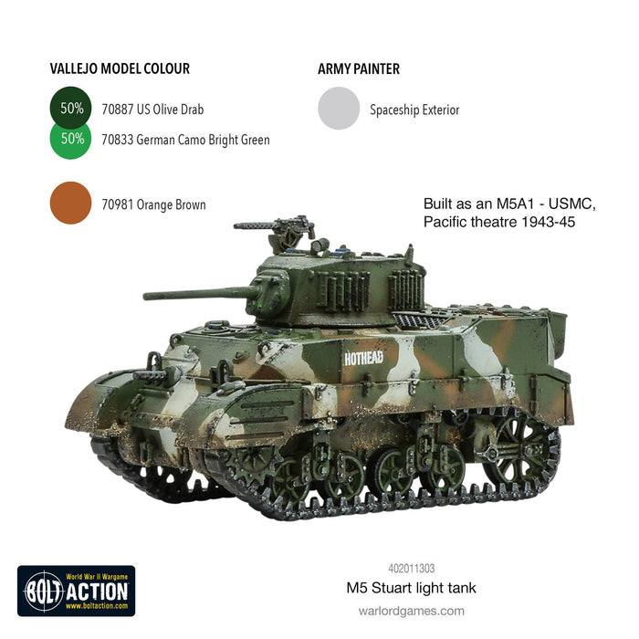 Bolt Action - US Army - M5 Stuart