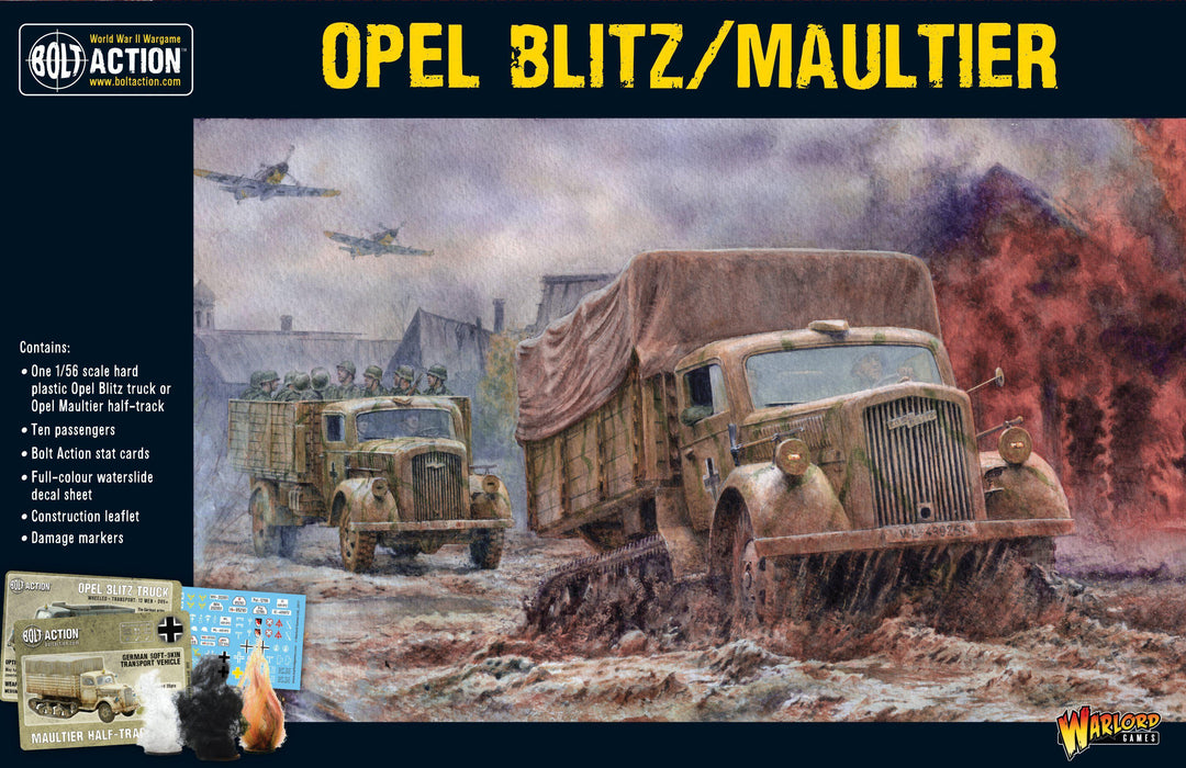 Bolt Action - German Army - Opel Blitz/Maultier
