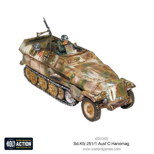 Bolt Action - German Army - Sd.Kfz 251/1 Ausf C Hanomag