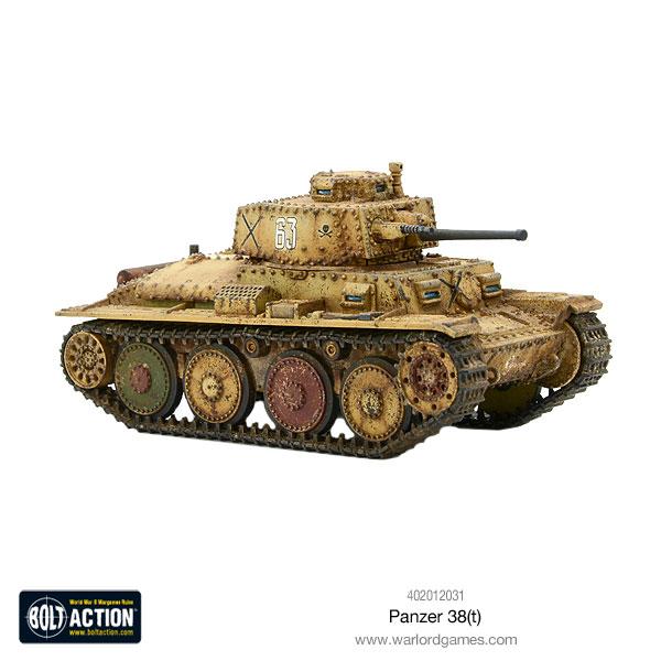 Bolt Action - German Army - Panzer 38(T)