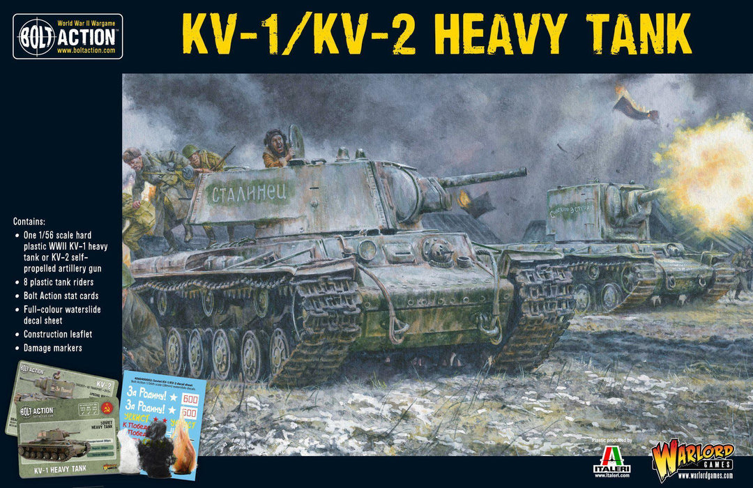 Bolt Action - Soviet Army - Kv1/2 Heavy Tank