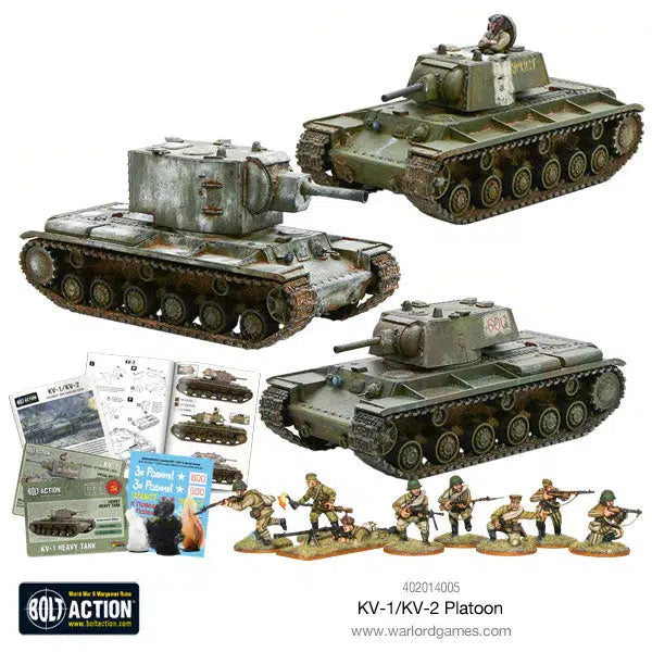Bolt Action - Soviet Army - Kv1/2 Platoon