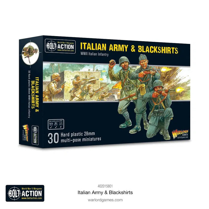 Bolt Action - Italian Army - Italian Army & Blackshirts