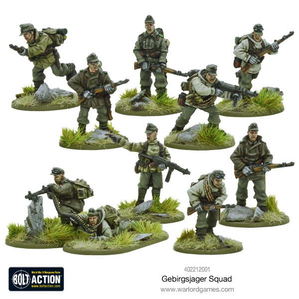 Bolt Action - German Army - Gebirgsjager Squad