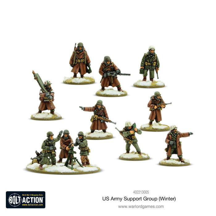 Bolt Action - US Army - Winter Support Group (HQ, Mortar & MMG)