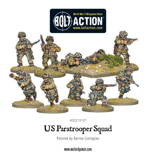 Bolt Action - US Army - Paratrooper Squad