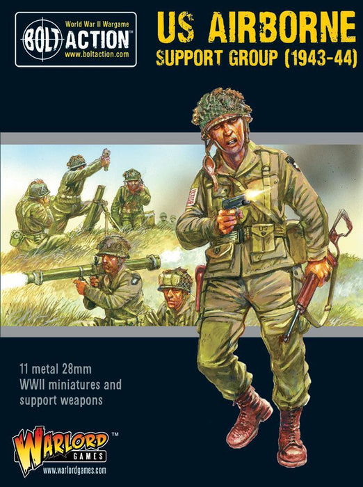 Bolt Action - US Army - Airborne Support Group (1943-44) (HQ, Mortar & MMG)