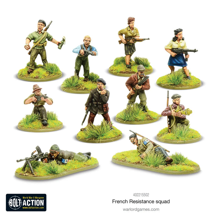 Bolt Action - French Resistance - Squad