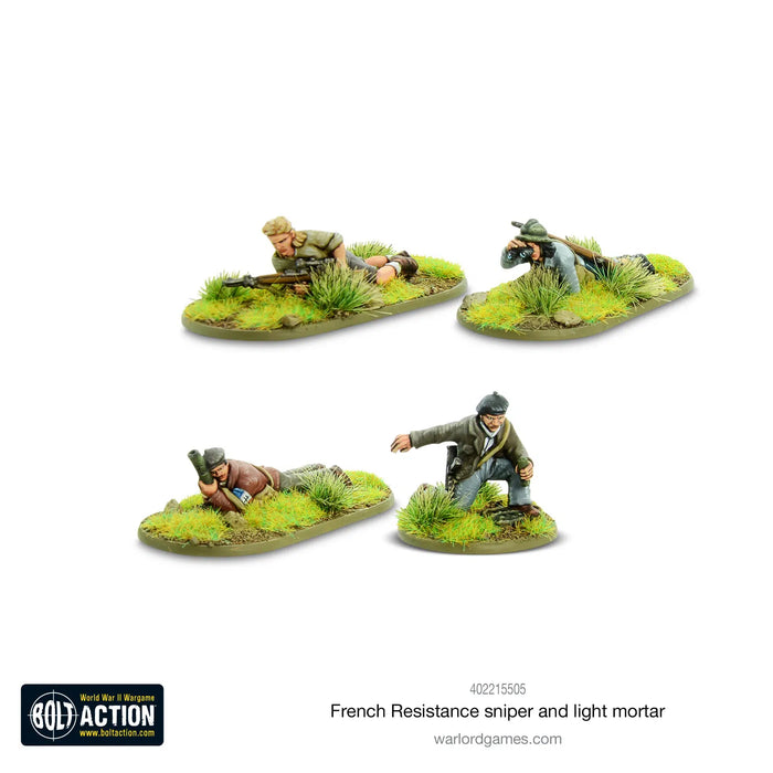 Bolt Action - French Resistance - Sniper And Light Mortar Teams