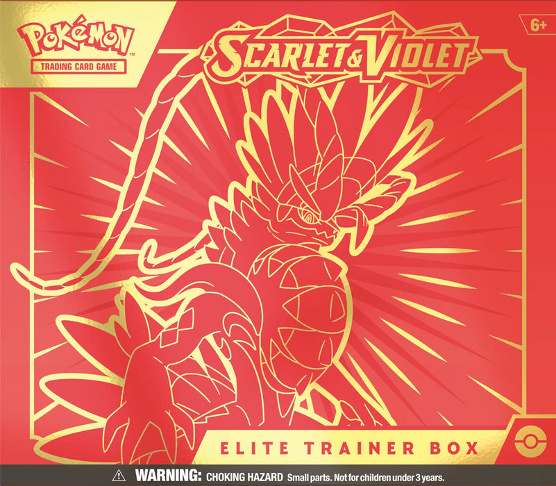 Pokémon TCG: Single Scarlet & Violet Elite Trainer Box - Scarlet