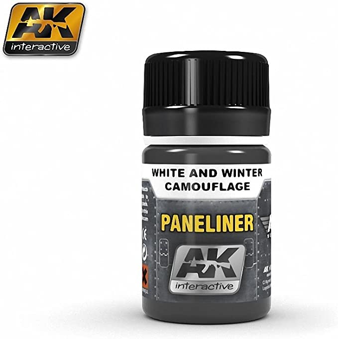 AK - Weathering Enamels - White and Winter Camouflage / Panelliner