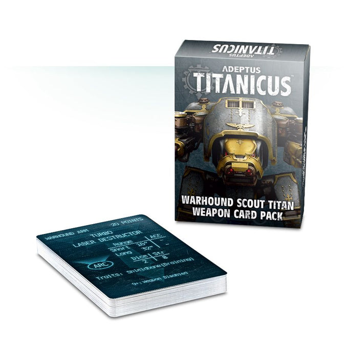 Adeptus Titanicus Warhound Scout Titan Weapon Card Pack [Mail Order Only]