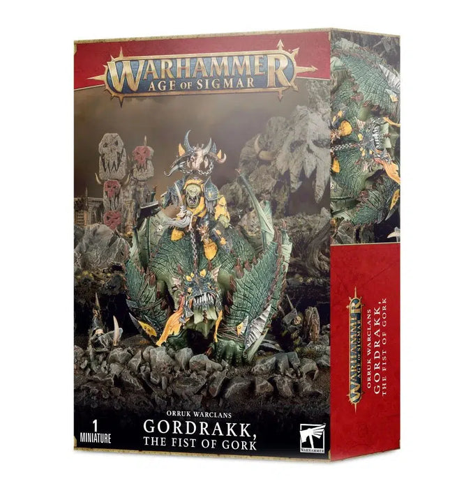 Gordrakkk the Fist of Gork / Orruk Megaboss on Maw-Krusha