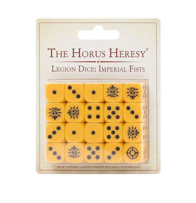 Horus Heresy - Imperial Fists Legion Dice Set