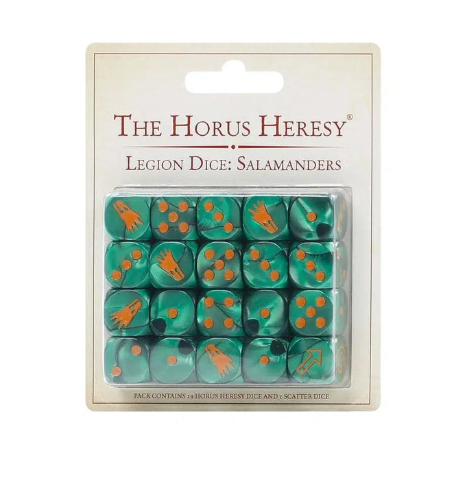 Horus Heresy - Salamanders Legion Dice Set