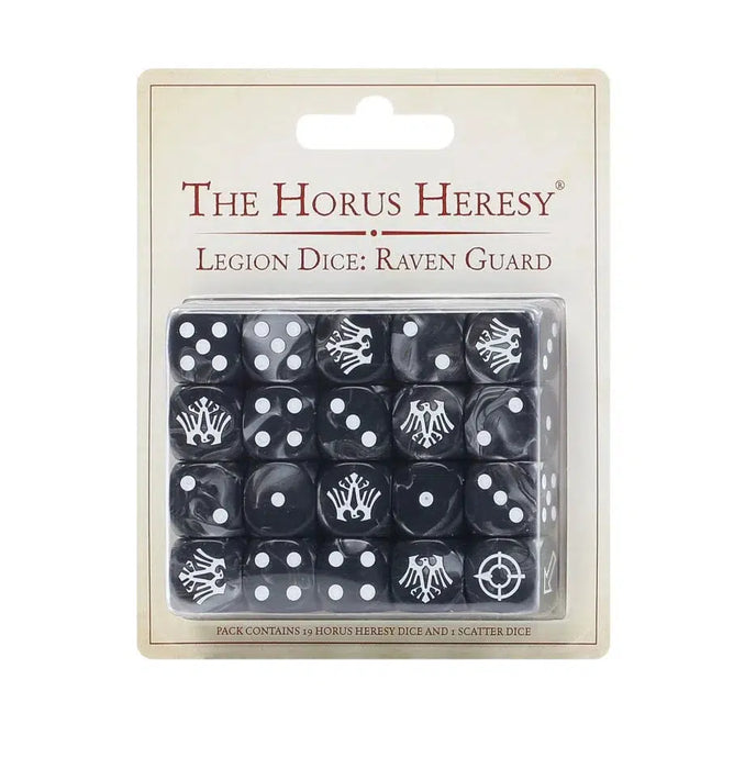 Horus Heresy - Raven Guard Legion Dice Set