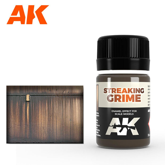 AK - Weathering Enamel - Streaking Grime