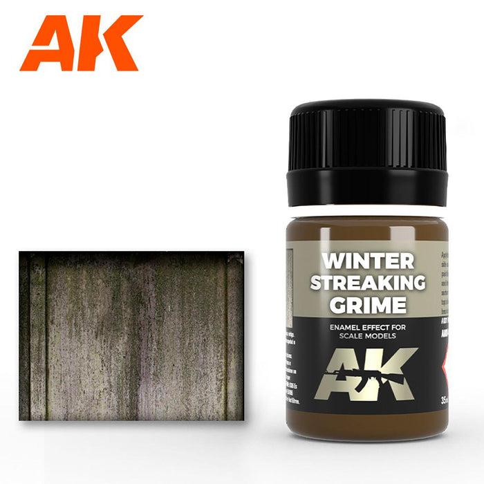 AK - Weathering Enamel - Streaking Grime For Winter Vehicles