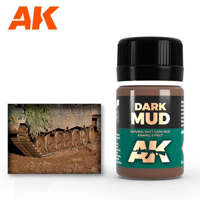 AK - Weathering Enamel - Dark Mud Effects