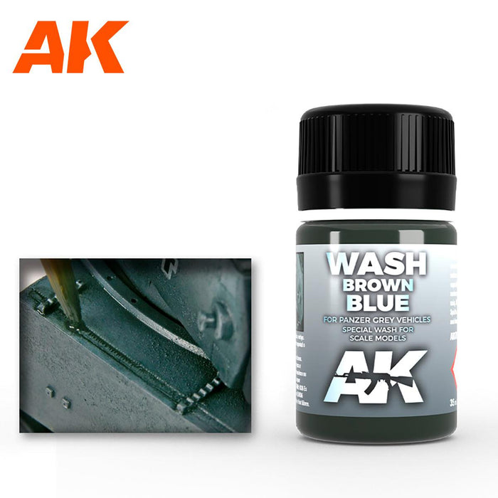AK - Weathering Enamel - Wash For Panzer Grey Vehicles