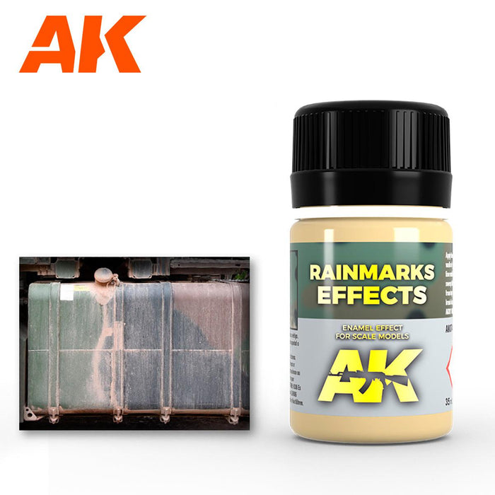 AK - Weathering Enamel - Rainmarks Effects