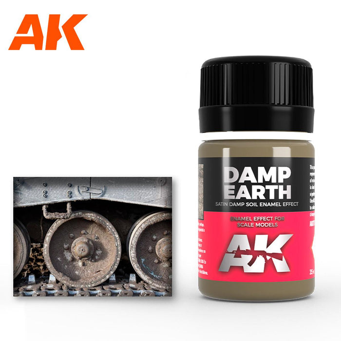 AK - Weathering Enamel - Damp Earth Effects