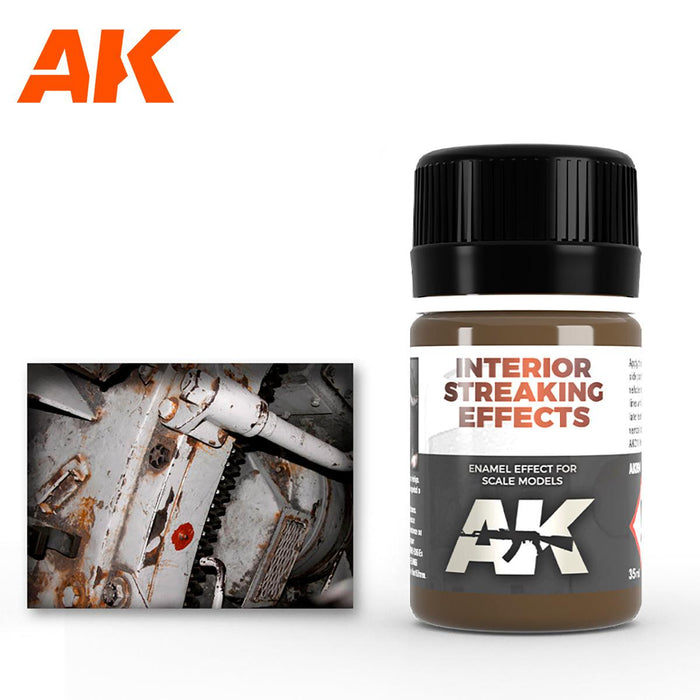 AK - Weathering Enamel - Interior Streaking Grime