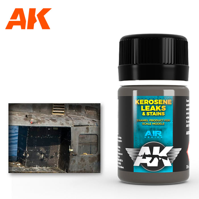 AK - Weathering Enamels - Kerosene Leaks & Stains