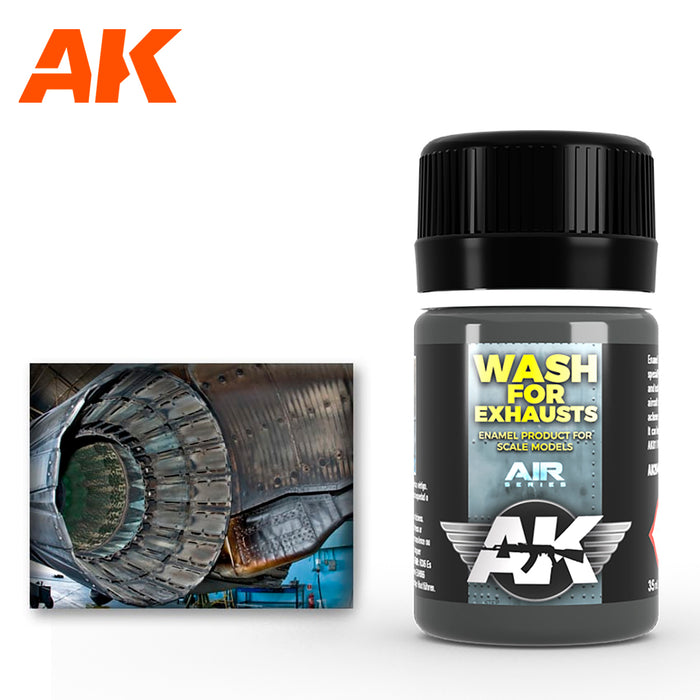 AK - Weathering Enamels - Exhaust Wash