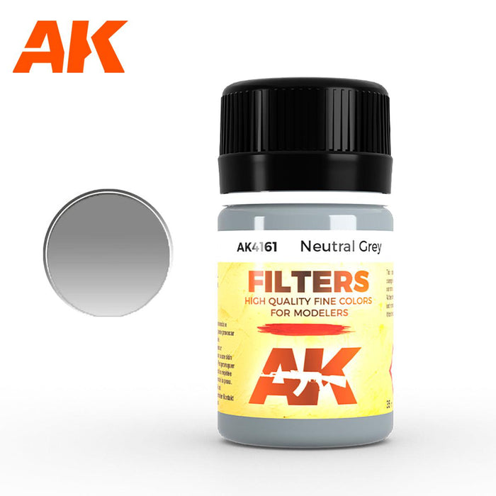 AK - Weathering Enamel - Neutral Grey Filter