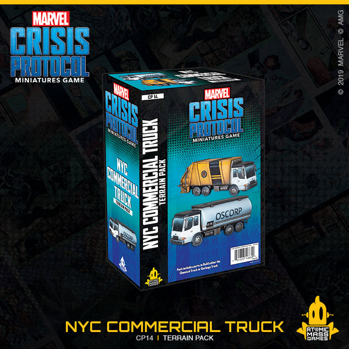 Marvel Crisis Protocol - NYC Commercial Truck Terrain Pack