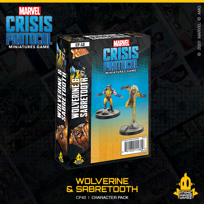 Marvel Crisis Protocol - Wolverine and Sabretooth