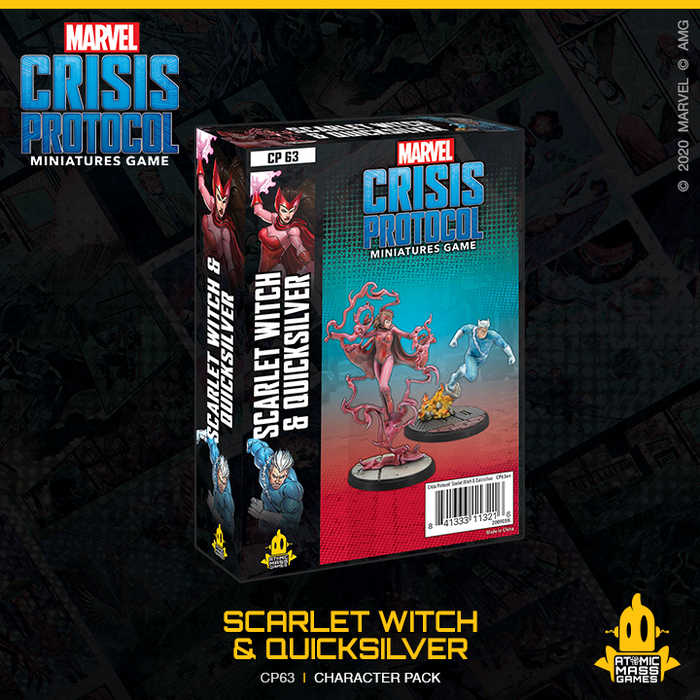 Marvel Crisis Protocol - Scarlet Witch and Quicksilver