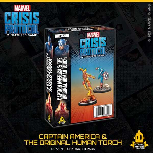 Marvel Crisis Protocol: Captain American and the Original Human Torch