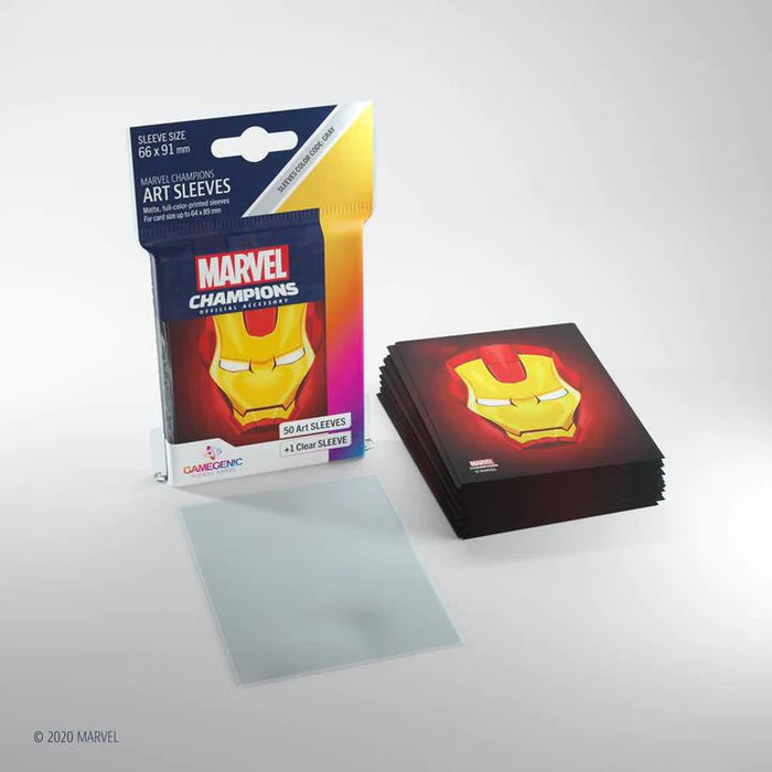 Marvel Champions Art Sleeves- Iron Man (50 ct.)